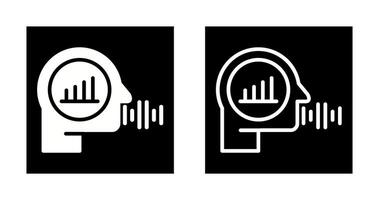 Stimme Analytik Vektor Symbol