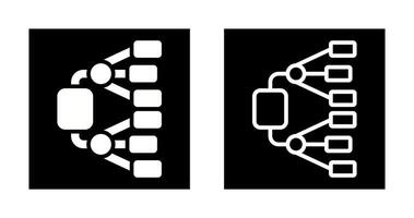 Netzwerk Diagramm Vektor Symbol