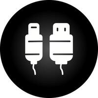 Vektorsymbol für USB-Kabel vektor