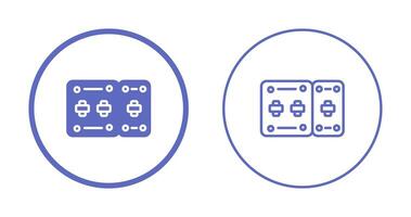 Schaltkreis Unterbrecher Vektor Symbol