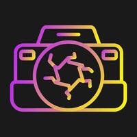 DSLR-Kamera-Vektorsymbol vektor