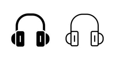 Headset-Vektor-Symbol vektor