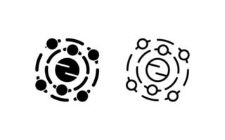 sol- systemet vektor ikon