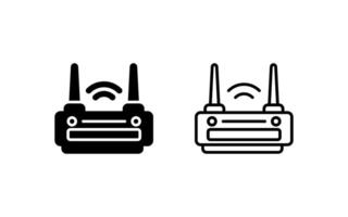 Router-Vektor-Symbol vektor