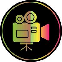 Video Kamera Glyphe fällig Farbe Symbol vektor