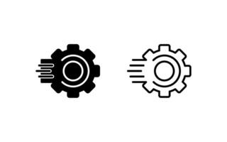 Vektorsymbol für schnelle Antwort vektor