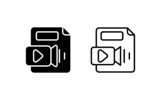 Video Datei Vektor Symbol