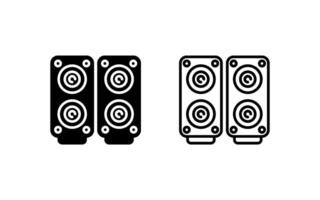 Vektorsymbol für Lautsprecher vektor