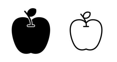 Apple-Vektor-Symbol vektor