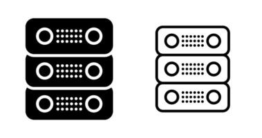 gewidmet Server Vektor Symbol