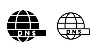 DNS Server Vektor Symbol