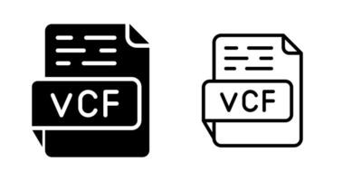 vcf vektor ikon