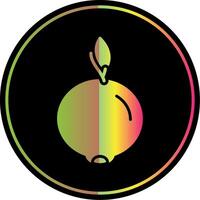 ugli frukt glyf på grund av Färg ikon vektor
