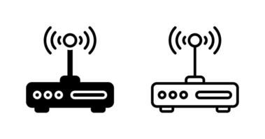 W-lan Zugriff Punkt Vektor Symbol