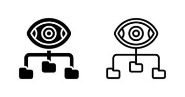 Vektorsymbol für die Datenvisualisierung vektor