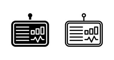 Dashboard-Vektorsymbol vektor