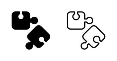 Puzzle Stück Vektor Symbol