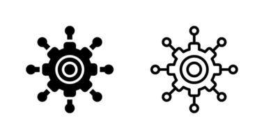 Mikrodienste Vektor Symbol