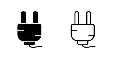 Plug-Vektor-Symbol vektor