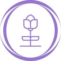 Symbol für Tulpenvektor vektor