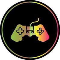 Video Spiel Glyphe fällig Farbe Symbol vektor
