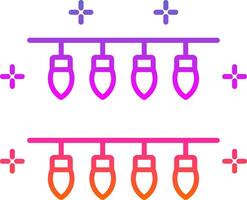 Beleuchtung Linie Gradient Symbol vektor