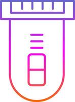 elektrisch Rasierer Linie Gradient Symbol vektor