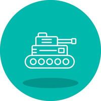 militär tank vektor ikon