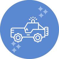 Militärjeep-Vektorsymbol vektor