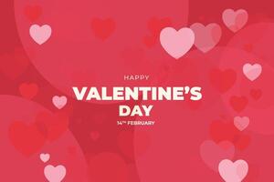 feiern glücklich Valentinstag Tag, Valentinstag Tag Herzen Hintergrund. vektor