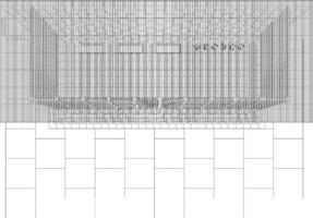 3D-Darstellung des Bauvorhabens vektor