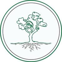 Logo zum ein philanthropisch Familie Stiftung vektor