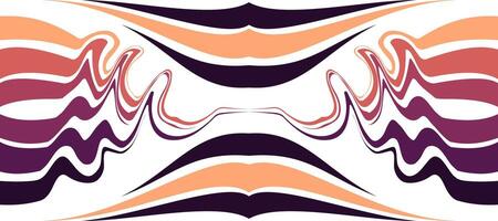 braun Strudel Kurve Welle fließen Marmor Design Hintergrund vektor