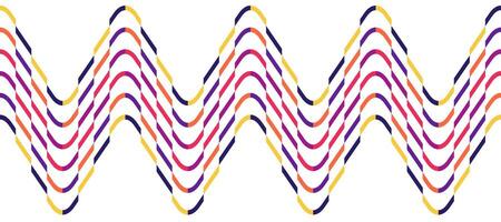 abstrakt bunt Strudel Impuls Wellen gestreift Design Hintergrund vektor