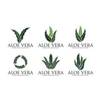 vektor logotyp illustration aloevera