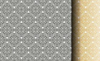 sömlös abstrakt mönster med ornament för tapet, tyg, textil. blommig geometrisk bakgrund i orientalisk stil vektor