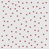 Lycklig valentines dag röd hjärta kort, bakgrund isolerat på vit bakgrund vektor eps