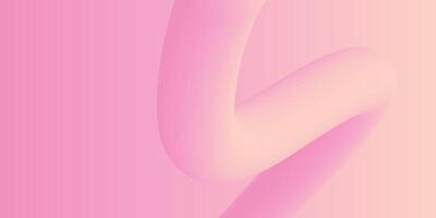 abstrakt 3d flytande vätska rosa Färg bakgrund. kreativ minimal sfär bollar eller bubbla trendig färgrik lutning design för omslag broschyr, flygblad, affisch, baner webb. vektor