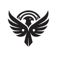 fågel Fenix fågel maskot logotyp gaming vektor illustration