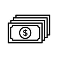 Geld Symbol Vektor Design Vorlage im Weiß Hintergrund