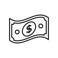 Geld Symbol Vektor Design Vorlage im Weiß Hintergrund