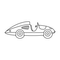 Rennen Auto Symbol Vektor. bolide Illustration unterzeichnen. Rennen Symbol oder Logo. vektor
