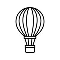 Luft Ballon Symbol Vektor Design Vorlage im Weiß Hintergrund