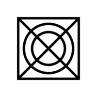 geometrisch Muster Symbol Vektor. geometrisch Zahl Illustration unterzeichnen. Untersetzer Schablone Symbol oder Logo. vektor