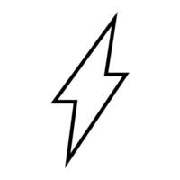 Blitz Symbol Vektor. Elektrizität Illustration unterzeichnen. Leistung Symbol. Wetter Logo. vektor