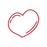 hjärta ikon vektor. kärlek illustration tecken. roman symbol eller logotyp. vektor