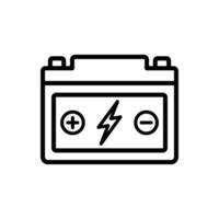 Auto Batterie Symbol Vektor Design Vorlage im Weiß Hintergrund