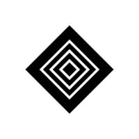 geometrisch Muster Symbol Vektor. geometrisch Zahl Illustration unterzeichnen. Untersetzer Schablone Symbol oder Logo. vektor