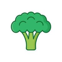 Brokkoli Symbol Vektor Design Vorlage im Weiß Hintergrund