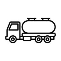 Öl LKW Symbol Vektor Design Vorlage im Weiß Hintergrund